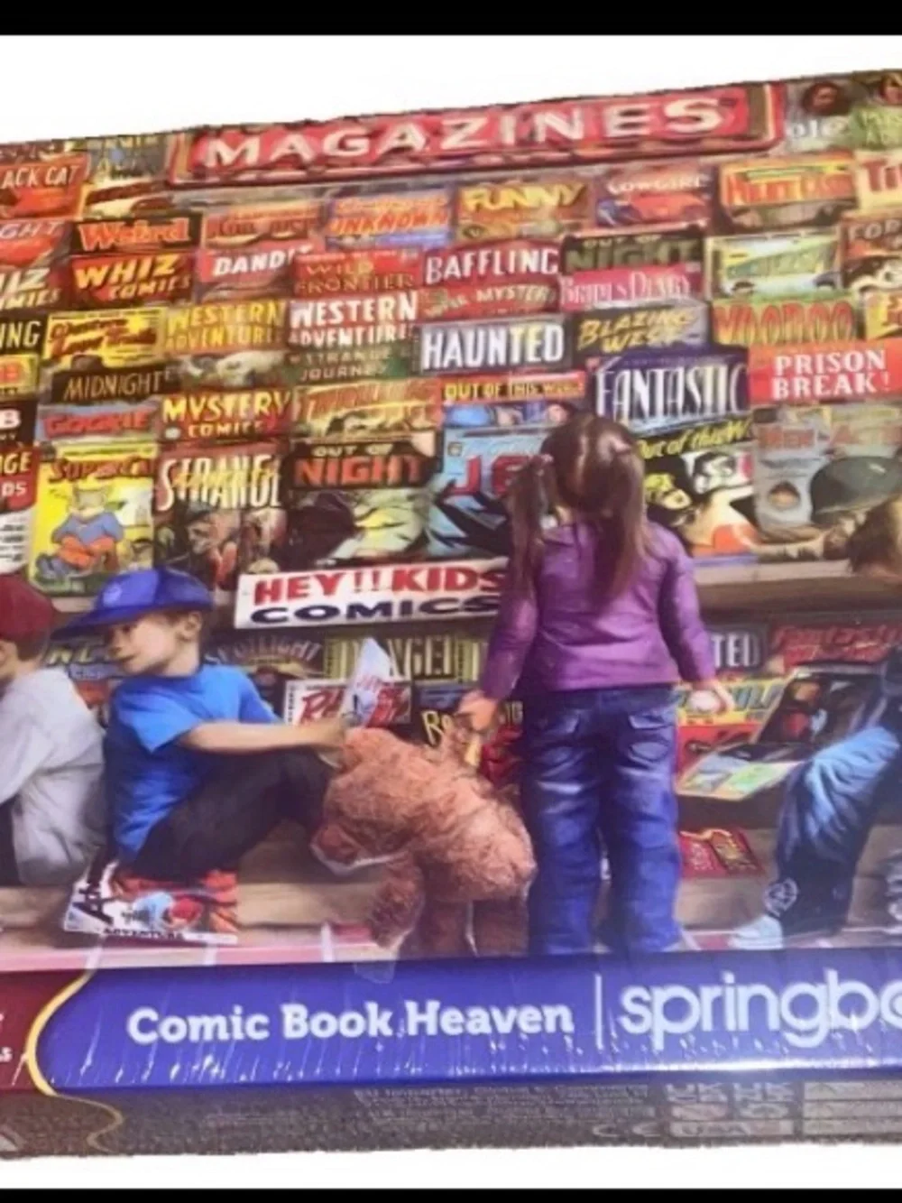 Comic Book Heaven 1000 Piece Puzzle Springbok